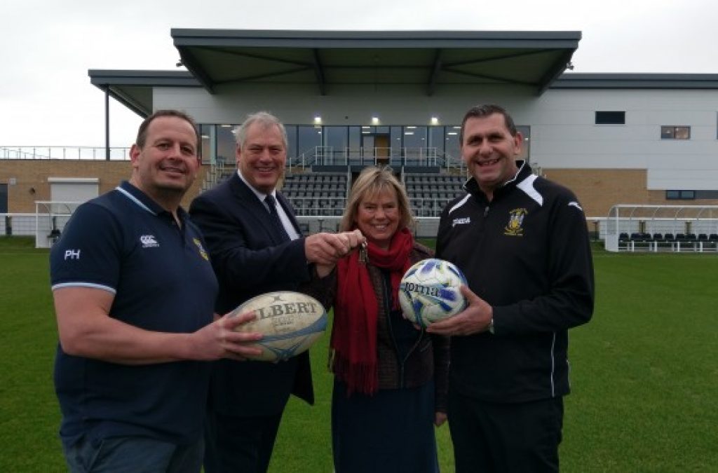 Keys presented to Melksham rugby and football clubs