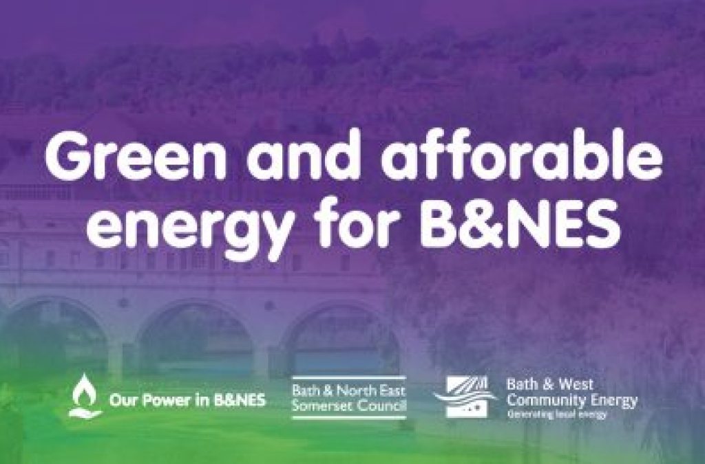Our Power energy scheme launched in Bath and North East Somerset