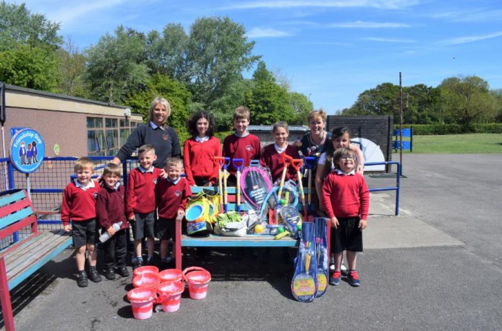 Puxton Park Donates Toys to Local School