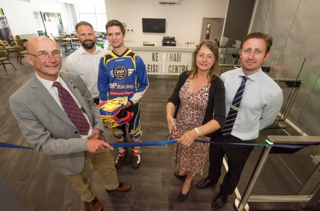 Refurbished facilities at Keynsham Leisure Centre officially opened