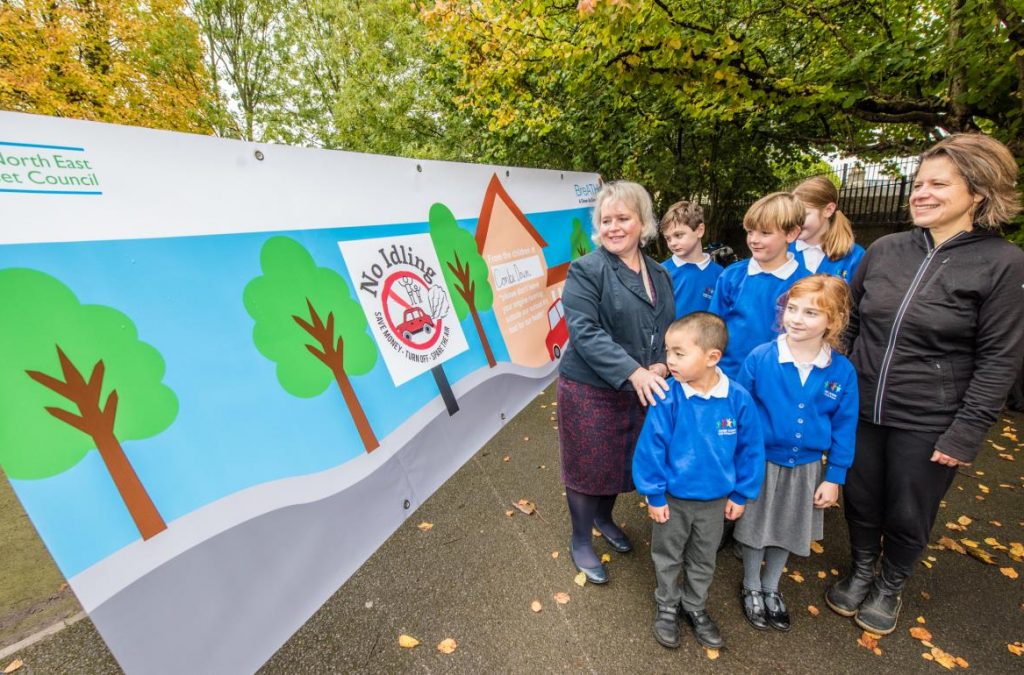 New campaign launched to stop motorists idling outside school gates