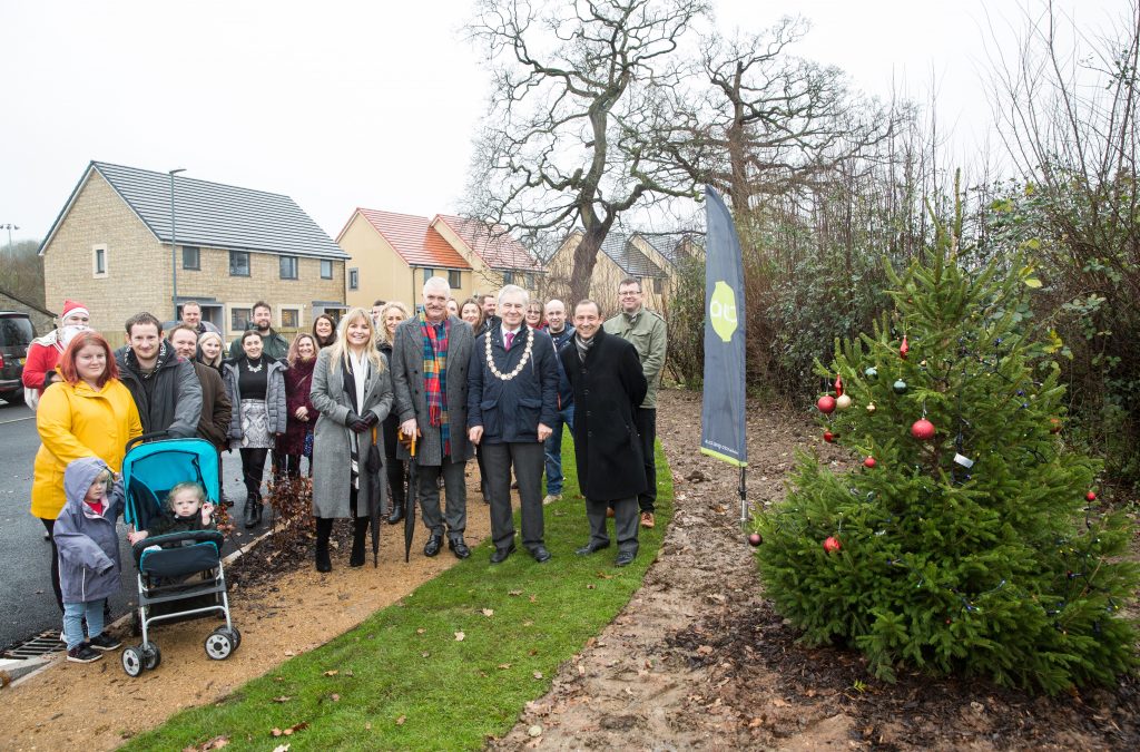 Residents move into new affordable homes just in time for Christmas